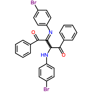 2-[(4-屽)]-3-(4-屽)ǰ-1,4---1,4-ͪṹʽ_4944-68-7ṹʽ