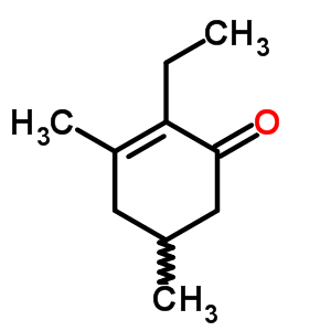 2-һ-3,5-׻-2-ϩ-1-ͪṹʽ_93445-22-8ṹʽ