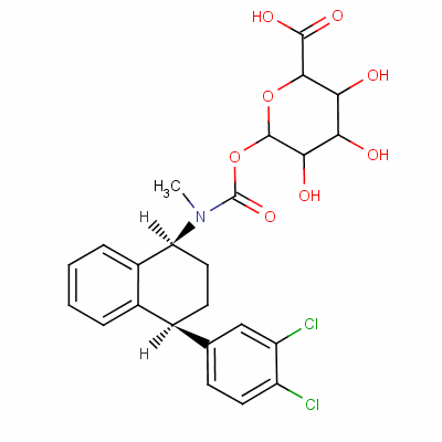 6-[[(1S,4S)-4-(3,4-ȱ)-1,2,3,4--1-]-׻]-3,4,5-ǻ-2-ṹʽ_119733-44-7ṹʽ