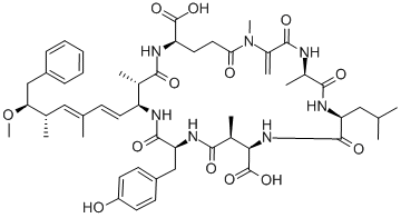 15-[(4-ǻ)׻]-18-[(1Z,3E)-6--3,5-׻-7--1,3-ϩ]-1,5,12,19-ļ׻-2-Ǽ׻-8-(2-׻)-3,6,9,13,16,20,25--1,4,7,10,14,17,21-ߵӻʮ-11,22-ṹʽ_123304-10-9ṹʽ