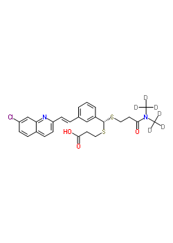 3-{[(R)-[(3-{[(<sup>2</sup>H<sub>3</sub>)׻]}-3-)]{3-[(E)-2-(7--2-)ϩ]}׻]}ṹʽ_153698-86-3ṹʽ