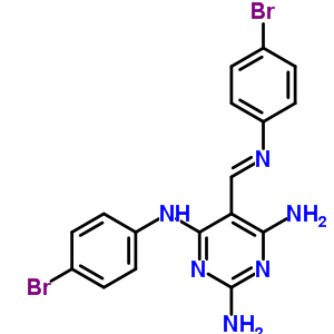 N4-(4-屽)-5-[(4-屽)ǰ׻]-2,4,6-ṹʽ_18814-03-4ṹʽ