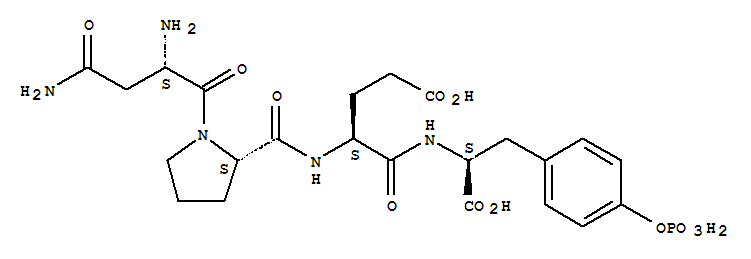 H-asn-pro-glu-tyr(po3h2)-ohṹʽ_290810-63-8ṹʽ