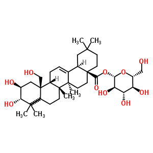 (2ALPHA,3BETA,19ALPHA)-2,3,19-ǻչ-12-ϩ-28- BETA-D-ǻṹʽ_31297-79-7ṹʽ