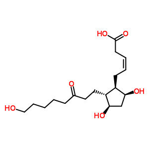 (Z)-5-[(1R,2R,3R,5S)-3,5-ǻ-2-(8-ǻ-3-)]-3-ϩṹʽ_34069-62-0ṹʽ