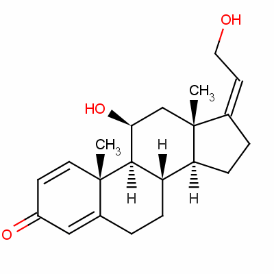 11-beta,21-ǻ-1,4,17(20)-ϩ-3-ͪṹʽ_51259-83-7ṹʽ