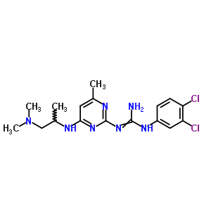 N-(3,4-ȱ)-N-[4-[[2-(׻)-1-׻һ]]-6-׻-2-]-ҽṹʽ_51386-95-9ṹʽ