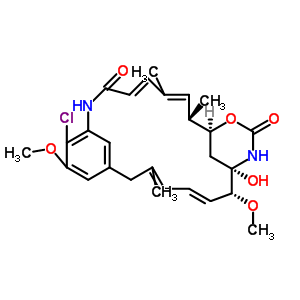 (1R,2R,3E,5E,15E,17E,19R,20S)-10--11,19--2,4,15-׻-20-ǻ-8,21--23-[18.3.1.1(9,13)]ʮ̼-3,5,9,11,13(25),15,17-ϩ-7,22-ͪṹʽ_52978-30-0ṹʽ