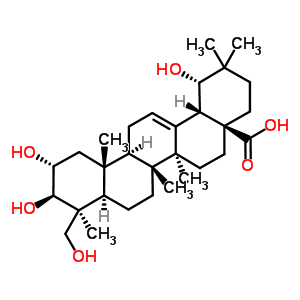 (2a,3b,4b,19a)-2,3,19,23-ǻ-չ-12-ϩ-28-ṹʽ_55306-03-1ṹʽ