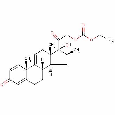 17-ǻ-16beta-׻-1,4,9(11)-ϩ-3,20-ͪ 21-(һ̼)ṹʽ_56665-79-3ṹʽ