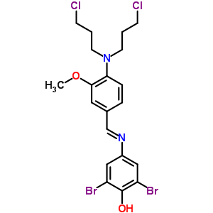 4-[[4-(˫(3-ȱ))-3--]Ǽ׻]-2,6--ӽṹʽ_60625-62-9ṹʽ