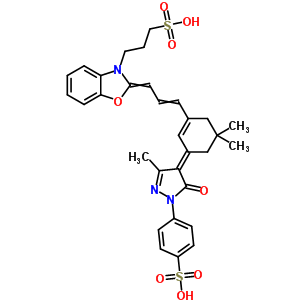 2-[3-[3-[1,5--3-׻-5--1-(4-ǻ)-4H--4-ǻ]-5,5-׻-1-ϩ-1-]-2-ϩǻ]-2H--3-ṹʽ_63059-65-4ṹʽ