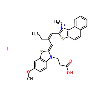 2-[2-[[3-(2-Ȼһ)-6--3H--2-ǻ]׻]-1-ϩ]-1-׻[1,2-d]f⻯ṹʽ_63870-55-3ṹʽ