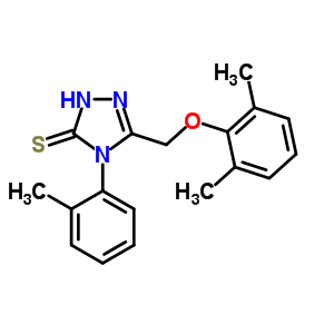 5-[(2,6-׻)׻]-2,4--4-(2-׻)-3H-1,2,4--3-ͪṹʽ_64013-54-3ṹʽ