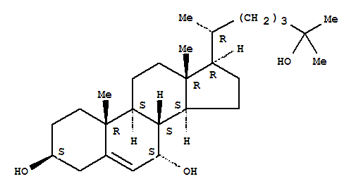 (3beta,7alpha)--5-ϩ-3,7,25-ṹʽ_64907-22-8ṹʽ