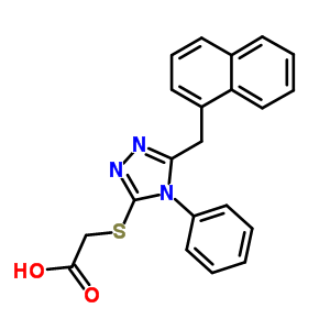 2-[[5-(1-׻)-4--4H-1,2,4--3-]]-ṹʽ_68614-60-8ṹʽ