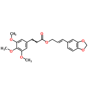 (e,e)-(9ci)-3-(3,4,5-)-2- 3-(1,3-ӻϩ-5-)-2-ϩṹʽ_7460-41-5ṹʽ