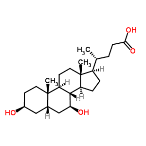 (4R)-4-[(3S,5S,7S,8R,9S,10S,13R,14S,17R)-3,7-ǻ-10,13-׻-2,3,4,5,6,7,8,9,11,12,14,15,16,17-ʮ-1H-첢[a]-17-]ṹʽ_78919-26-3ṹʽ