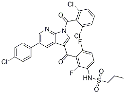 N-[3-[[5-(4-ȱ)-1-(2,6-ȱ)-1H-[2,3-b]-3-]ʻ]-2,4-]-1-ṹʽ_1262985-23-8ṹʽ