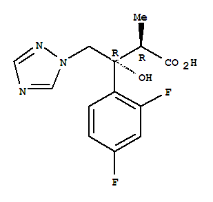 (ALPHAR,BETAR)-BETA-(2,4-)-BETA-ǻ-ALPHA-׻-1H-1,2,4--1-ṹʽ_166948-49-8ṹʽ