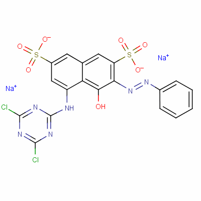 5-[(4,6--1,3,5--2-)]-4-ǻ-3-()-2,7-ƽṹʽ_17804-49-8ṹʽ