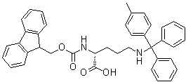 Fmoc-d-orn(mtt)-oh (solv.)ṹʽ_198545-20-9ṹʽ