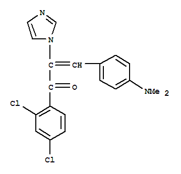 1-(2,4-ȱ)-3-[4-(׻)]-2-(1H--1-)-2-ϩ-1-ͪṹʽ_313548-47-9ṹʽ