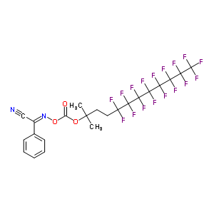 2-[(4,4,5,5,6,6,7,7,8,8,9,9,10,10,11,11,11-ʮ߷-1,1-׻ʮһ)̼]-2-ṹʽ_350716-42-6ṹʽ