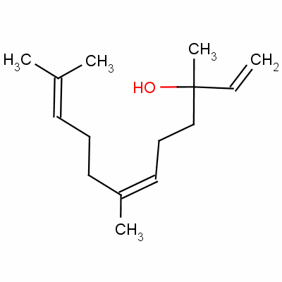 (6Z)-3,7,11-׻ʮ̼-1,6,10-ϩ-3-ṹʽ_3790-78-1ṹʽ