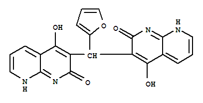 (9ci)-3,3-(2-߻Ǽ׻)˫[4-ǻ-1,8--2(1h)-ͪṹʽ_401938-16-7ṹʽ