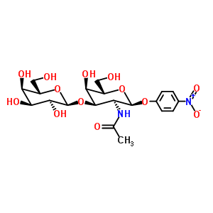 Gal beta(1-3)GalNAc-beta-pNPṹʽ_59837-15-9ṹʽ