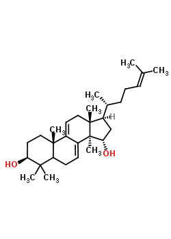 5alpha-ë-7,9(11),24-ϩ-3beta,15alpha-ṹʽ_60433-72-9ṹʽ