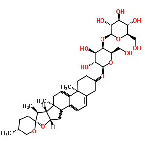 [(25R)--5-ϩ-3beta-]4-O-beta-D-ǻ-beta-D-૰սṹʽ_60454-77-5ṹʽ