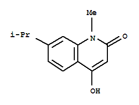 (9ci)-4-ǻ-1-׻-7-(1-׻һ)-2(1H)-ͪṹʽ_705928-29-6ṹʽ