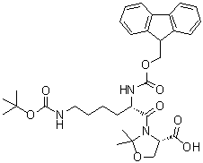 Fmoc-L-Lys(Boc)-L-Ser[PSI(Me,Me)Pro]-OHṹʽ_957780-54-0ṹʽ