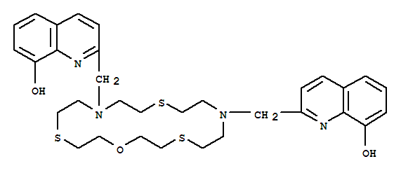 2,2-[1-f-4,10,16--7,13-ӻʮ-7,13-˫(Ǽ׻)]˫-8-ǻṹʽ_343372-33-8ṹʽ