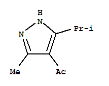 (9CI)-1-[3-׻-5-(1-׻һ)-1H--4-]-ͪṹʽ_343867-28-7ṹʽ