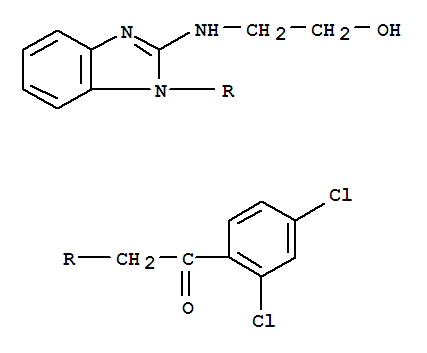  1-(2,4-ȱ)-2-[2-[(2-ǻһ)]-1H--1-]-ͪṹʽ_450356-68-0ṹʽ