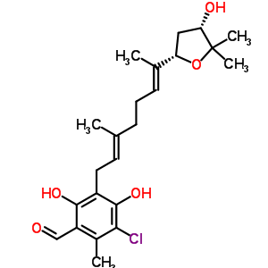 (-)-3--4,6-ǻ-2-׻-5-[(2e,6e)-3-׻-7-[(2s,4s)--4-ǻ-5,5-׻߻-2-]-2,6-ϩ]ȩṹʽ_51759-79-6ṹʽ