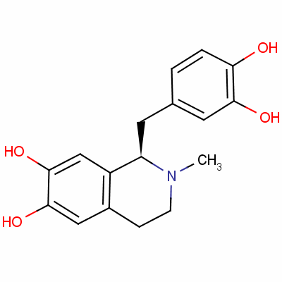 (R)-1-[(3,4-ǻ)׻]-1,2,3,4--2-׻-6,7-ṹʽ_57231-32-0ṹʽ