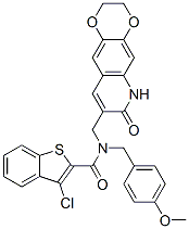 (9ci)-3--n-[(4-)׻]-n-[(2,3,6,7--7--1,4-fӢ[2,3-g]-8-)׻]-[b]-2-ṹʽ_579518-87-9ṹʽ