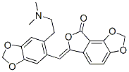 6-[(Z)-[6-[2-(׻)һ]-1,3-ӻϩl-5-]Ǽ׻]߻૲[3,4-e]-1,3-ӻϩl-8(6H)-ͪṹʽ_59614-38-9ṹʽ