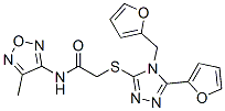 (9ci)-2-[[5-(2-߻)-4-(2-߻ૼ׻)-4H-1,2,4--3-]]-n-(4-׻-1,2,5-f-3-)-ṹʽ_606111-84-6ṹʽ