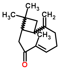 (1R,4E,9S)-4,11,11-׻-8-Ǽ׻˫[7.2.0]-4-ʮһϩ-3-ͪṹʽ_62346-22-9ṹʽ