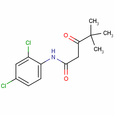 N-(2,4-ȱ)-4,4-׻-3-ṹʽ_63134-34-9ṹʽ