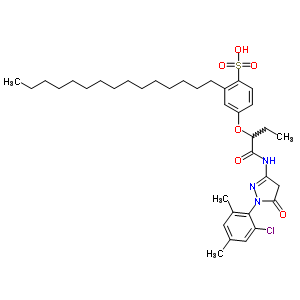 4-[1-[[[[1-(2--4,6-׻)-4,5--5--1H-]-3-]]ʻ]]-2-ʮṹʽ_63181-82-8ṹʽ