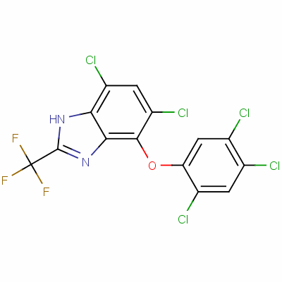 5,7--4-(2,4,5-ȱ)-2-(׻)-1H-ṹʽ_63405-99-2ṹʽ