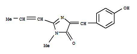 (9ci)-3,5--5-[(4-ǻ)Ǽ׻]-3-׻-2-(1-ϩ)-4H--4-ͪṹʽ_726203-81-2ṹʽ