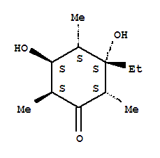 (2s,3s,4s,5s,6s)-(9ci)-3-һ-3,5-ǻ-2,4,6-׻-ͪṹʽ_767319-24-4ṹʽ