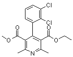 4-(2,3-ȱ)-2,6-׻-3,5-श3-һ5-ṹʽ_96382-71-7ṹʽ